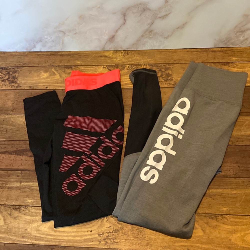 LOT: Two pairs of never worn Adidas workout yoga athletic pants